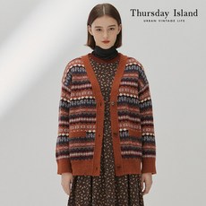 [Thursday Island] 전판 자카드 가디건(T218MCD232W) 상품 이미지