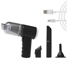 송풍기 강력한 가정용 자동차 6000 휴대용 무선 흡입 진공 PA 차량용 청소기, Black, 1) Black
