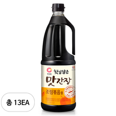 청정원 햇살담은 맛간장 조림볶음용, 1.7L, 13개