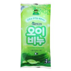산도깨비 오이 비누 90g 3개입 세수비누 미용 화장 세안 마사지