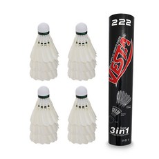 베스타 셔틀콕 깃털3in1 12입 깃털셔틀콕