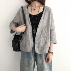 여성린넨조끼
