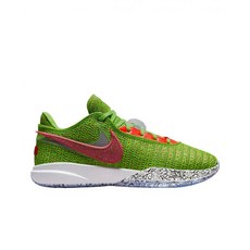 [정품] 나이키 르브론 20 크리스마스 EP 그린 애플 유니버시티 레드 Nike LeBron XX Christmas EP Green Apple University Red