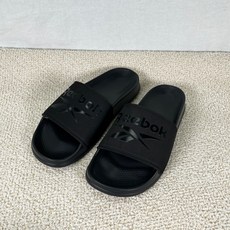 [국내매장판] 리복 펄기어 슬라이드 슬리퍼 남성 여성 사무실화 저스트블랙