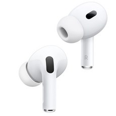  애플 에어팟 프로2세대USB-C 충전 최대 2배 더 많은 능동형 소음차단 Bluetooth 헤드폰 주변음허용모드 맞춤형 공간 오디오 미국정품배송 