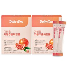 데일리원 가벼운 자몽추출복합물 30포, 2통