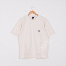 [국내매장판]캉골반팔티 블라썸 체스트 포켓 티셔츠 2700 아이보리