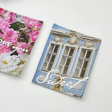 포장스티커 포토 선물포장 데코 DIY 스티커 25매, 4)스카이 25장
