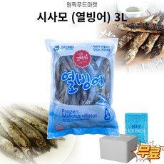 시사모 열빙어3L(1kgX10개) 업소용 대용량 (아이스팩 포함), 10개 - 강아지열빙어