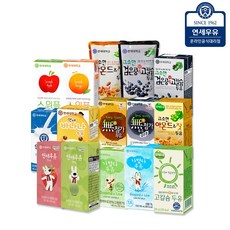 연세 우유 두유 무첨가 멸균 저지방 딸기 바나나 모음, 14 저지방 멸균우유 가볍다우유 190ml 48개입