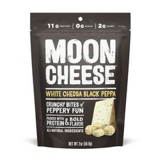 문치즈 56.6g 글루텐 프리, 화이트 체다 블랙 페파 볼드(White Chedda Black Peppa Bold), 1개
