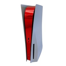 컨트롤 보호를 위해 Distproof Decals 게임 콘솔 스티커 PS5 비디오 게임 액세서리 전기 도금 빨간색 1개