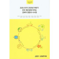 코로나19가 2020년 하반기 한국 제조업에 미치는 경제적 영향과 시사점(ISSUE PAPER 2020-17), 산업연구원(KIET)