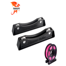 스풀 거치대 표준 필라멘트 베어링 디자인 소모품 선반 용품 3D 프린터 PLA/P용 고정 시트, [01] 2 Pcs