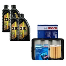 올뉴K3(BD) 1.6 가솔린 지크 X9 제로 0W20(4L)/SP 엔진오일세트 0380-2655, 1L, 1개, 0w20