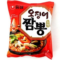 농심 오징어짬뽕 봉지 124g, 40개
