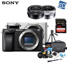 [소니정품] A6400 16-50mm 128GB 패키지 미러리스카메라 /ED, 01 소니A6400블랙+16-50mm+128GB 01 소니A6400블랙+16-50mm+128GB