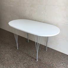 프리츠한센식탁 우드슬램 테이블 오크 미디엄 덴마크 타원, 가로 200 세로 120 높이 75cm