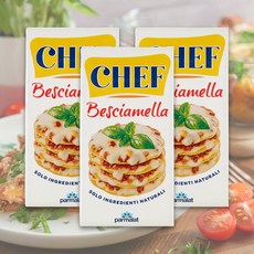 셰프 Chef 베샤멜소스 클래식, 3개, 500ml