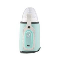 휴대용 보틀 워머 USB 우유 물 여행 유모차 절연 가방 수유 병 히터 저전류 난방 안전 181726, 미국B, SET1-핑크, 1개