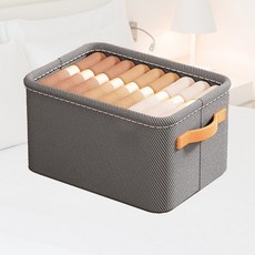 레디박스 대용량 패브릭 사계절 의류 정리 수납 보관함, 그레이, 1개