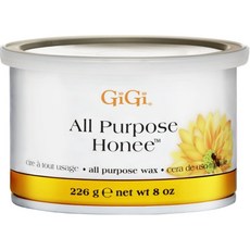 GiGi All Purpose Honee Wax 8 oz (Pack of 4) GiGi 다용도 허니 왁스 8온스(4팩), 4개, 226g