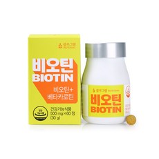 블루그램 비오틴(500mg*60정), 단품, 1개, 60정
