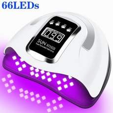 젤램프 젤네일램프 네일램프 네일건조기 강력한 66LEDs UV LED 램프 손톱 젤 폴리쉬 건조 네일 스마트 센서 매니큐어 기계 아트 살롱 장비 네일아트 젤네일, 01. 66LEDs-X11, 02. UK, 1개