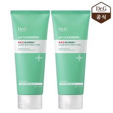 1+1 약산성 레드 블레미쉬 클리어 수딩 폼 150mL + 수딩폼 30mL 2개 증정
