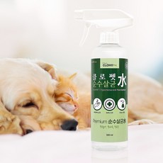 클로펫 500ml 반려동물 순수 살균 소독수 고양이 곰팡이 링웜 탈취제 살균제, 1개 - 클로펫