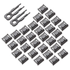 Fort Lee USB 포트락 잠금장치 키2pc 잠금알30pc블랙, 1개
