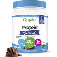 올게인 프로틴 + 오트밀 파우더 초콜릿 맛, 476.3g, 1개