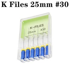 치과용 재료 엔도 파일 Niti K 21mm 25mm 2 박스, 14 K Files 25mm 30