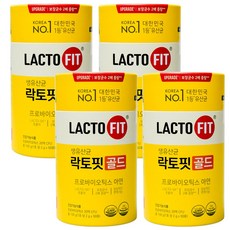 종근당건당 락토핏 생유산균 골드 프로바이오틱스, 50포, 100g, 4개