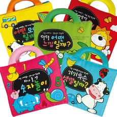 청양토이 헝겊책5종모음 숫자놀이 촉감자극, 2권-어떤 모양일까요, A.헝겊책