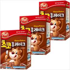 포스트 초코 후레이크 시리얼, 300g, 3개