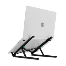 칼리아 접이식 노트북 거치대 최대 17인치 거치 높이조절 휴대용 받침대 맥북 스탠드 알루미늄 소재