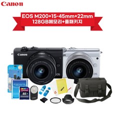 캐논정품 EOS M200+15-45mm kit/32GB메모리 풀패키지