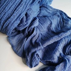 세미 쉬어 거즈 테이블 러너 치즈 클로스 세팅 다이닝 웨딩 파티, 9.Blue, B.10PCS 90X400cm, 1개
