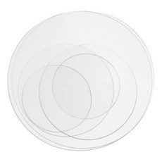 GLEAVI 12pcs 비커 뚜껑 유리 커버 70mm 시계 증발 안경 화학 도구 병 접시 일반 신생아