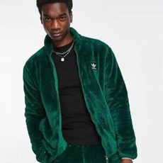 Adidas 아디다스 후리스 쉐르프 점퍼 자켓 그린 남여공용