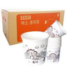 엑소 국내산 펄프 종이컵, 1000개입, 1박스