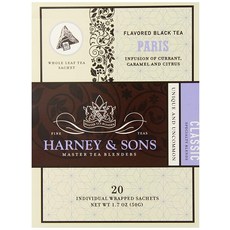 Harney & Sons 핫 시나몬 스파이스 티 티백 50개 298929, Vanilla, 1개, 50g, 50개입