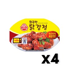 오뚜기 화끈한닭강정 즉석조리 180g x 4개