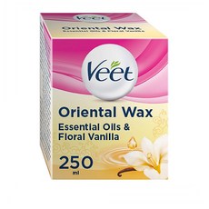 Veet Hot Waxing Kit 비트 영국 오리엔탈 왁스 셀프 왁싱 키트 250ml, 1개