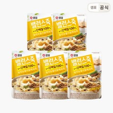 샘표 한끼 단백질 100 밸런스죽 능이누룽지닭백숙 5봉 외 보양죽 골라담기, 2. 능이누룽지닭백숙 3봉+통녹두전복삼계죽 2봉