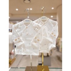 [압소바] HK(2종)마룽오가닉 배냇저고리 배냇슈트(24FW) (AZD10101 A1), 없음