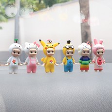 소니엔젤 자동차인형 차량내부꾸미기 새차선물 차량용피규어, D세트