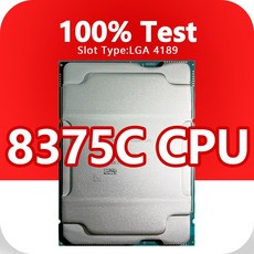 제온 플래티넘 8375C CPU 32 코어 64 스레드 2.9GHz 54MB 300W 프로세서 C621A 서버 메인보드 프로세서용 LGA4189, 1개
