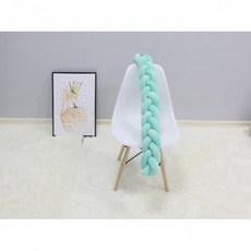 1M/2M/5M 침대 범퍼 범퍼 유아용 침대 신생아 용 베개 쿠션 유아용 침대 어린이 방 장식 유아 매듭이있는 것들 수호자, 400CM, NO1